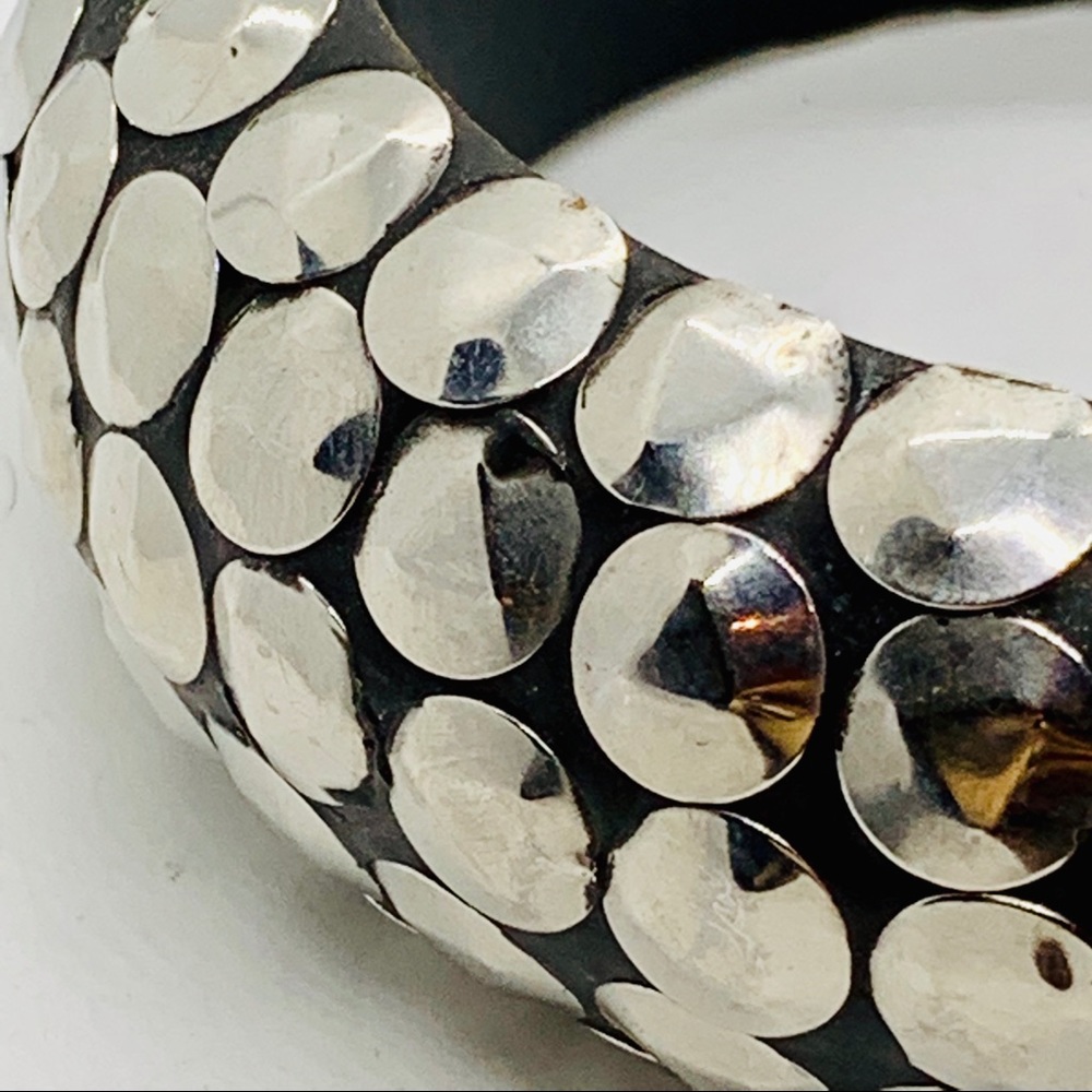 Bangle Silver Flat Studs - image 3